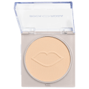 A imagem mostra o pó compacto da marca Boca Rosa, na cor BR02, um tom claro.