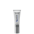 Creme calmante facial Alastin. Embalagem plástica cilíndrica de cor branca com detalhes prateados na parte inferior. Rótulo com o nome do produto "Inhance SERUM" em letras grandes e a descrição "SOOTHING SERUM" (Soro Calmante) abaixo, ambos em preto.