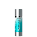 Serum hidratante facial da marca Alastin em um frasco cilíndrico de metal prateado. O rótulo frontal é azul claro com detalhes em branco, exibindo o nome do produto "HA Immerse Serum" e a descrição "Sérum Hydratant Visage".