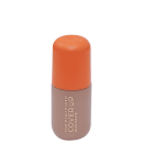 Base Líquida Mari Maria Cover Up FPS35 MM12N 35g com embalagem arredondada de tampa laranja.