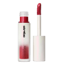 Blush Líquido M·A·C Strobe Good Vibes com a tampa ao lado, mostrando a cor do produto