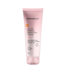 Gel de limpeza profunda facial da marca Hidrabene.  O tubo contém informações sobre os principais ingredientes e benefícios do produto, como ajudar a desobstruir os poros, reduzir a oleosidade e iluminar a pele.