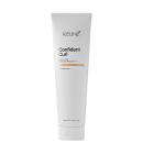 Tubo branco de 300 ml da linha Confident Curl da Keune, com rótulo em preto e branco destacando o nome do produto e o extrato de amaranto como ingrediente.