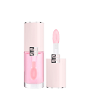Frasco rosa com aplicador em formato de pincel, rótulo com logotipo Givenchy.