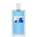 Frasco de perfume masculino Victorio & Lucchino, com design minimalista em tons de azul e branco. Rótulo com o nome da fragrância e informações sobre a edição limitada.