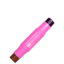 Bastão de maquiagem da marca Pink Cheeks, Duo Stick by Manu Cit, com duas pontas - de um lado bronzer, do outro blush.