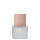 Frasco de perfume Etleé Amber Bourbon, transparente com letras douradas, exibindo o nome da marca em destaque.