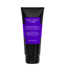 Embalagem preta de máscara capilar da marca Sisley, com rótulo em fundo roxo contendo texto "Hair rituel by Sisley - Masque Soin Sublimateur Cheveux Blonds, Blancs et Gris - Neutralisateur de reflets jaunes".