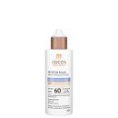 Protetor solar fluido Hyalu Cover da Adcos, com FPS 60 e embalagem branca, contendo informações sobre o produto e seus benefícios.