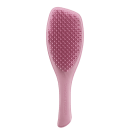 Escova de cabelo rosa da marca Tangle Teezer, com superfície texturizada e formato anatômico para facilitar o penteado.