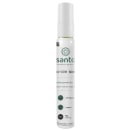 Gel aromático corporal refrescante de sabor intenso chocomenta. Embalagem cilíndrica branca de plástico. Destaca os dizeres "chocomenta sabor intenso beijável" e os selos "refrescante" e "vegan". Cores predominantes são branco e verde.