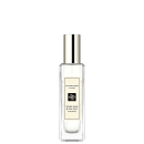 O produto apresentado é um frasco de perfume da marca Jo Malone London, com o nome "Wood Sage & Sea Salt Cologne" impresso no rótulo.