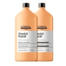 Kit L'Oréal Professionnel Serie Expert Absolut Repair Gold Quinoa + Protein Salon Duo Care, 2 produtos.