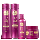 Kit Haskel Liso com Força Finalizador (4 produtos)