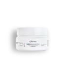 O produto apresentado é um pote branco de máscara reconstruidora de fibra da marca 3D Fusion, da London Cosméticos. O rótulo indica que a máscara é enriquecida com aminoácidos e biotina, e é destinada a cabelos danificados e quebrados.