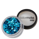 Colormake Shine Formatos Estrela Azul Turquesa - Glitter 2g