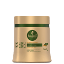 Manteiga nutritiva Muru Muru da marca Haskell, em embalagem de 500g com design em tons de bege e verde, destacando o nome do produto e informações sobre sua composição vegana e testagem dermatológica.