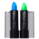 Kit Colormake Batom Fluorescente Azul Verde (2 Unidades)