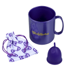Kit Violeta Cup Tipo A Violeta (2 Produtos)