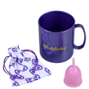 Kit Violeta Cup Tipo B Rosa (2 Produtos)
