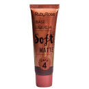 Ruby Rose Soft Matte 04 Café - Base Líquida 29ml