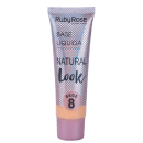 Ruby Rose Natural Look Bege 8 - Base Líquida 29ml