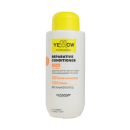 Frasco branco e amarelo de condicionador reparador da linha Yellow Professional, com fórmula contendo bond complex e manteiga de cacau, indicado para fortalecimento dos cabelos.