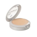 A imagem mostra a embalagem do pó compacto aberto.