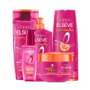 Kit Elseve L’Oréal Paris Liso dos Sonhos Quinteto Home Care, 5 produtos.