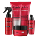 Combo Match SOS Reconstrução: Shampoo + Condicionador + Máscara Capilar + Óleo Capilar + Spray de Proteína