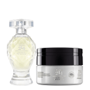 Combo Botica 214 Jasmim & Patchouli: Eau De Parfum 75ml + Creme Acetinado Desodorante Hidratante 250g