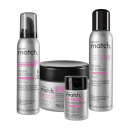 Combo Match Finalização: Mousse Modelador + Pomada Modeladora + Pó Volumador + Spray Fixador