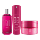 Combo Egeo Dolce: Desodorante Colônia 90ml + Merengue Hidratante Desodorante 250g + Body Spray 100ml