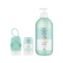 Combo Cuide-Se Bem Nuvem: Álcool Em gel, 350g + Álcool Em gel, 30g + Capinha Em Silicone