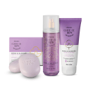 Combo Cuide-Se Bem Rosa E Algodão: Body Splash, 200 ml + Loção Hidratante Corporal 100 ml + Sabonete Em Barra, 2Un, 80g Cada
