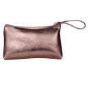 Necessaire Rose Metalizado Com Alça