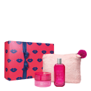 Kit Presente Egeo Dolce: Desodorante Colônia 90ml + Merengue Mousse Hidratante Desodorante Corporal 250g + Nécessaire