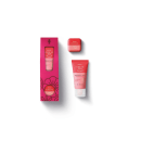 Kit Presente Cuide-se Bem Morango e Leite: Creme Desodorante para mãos 30g + Hidratante Labial 6,2g