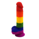 Dildo Sexy Import Gode NV Toys Arco-Íris, 330g.