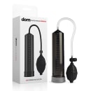 Bomba de sucção masculina, com uma embalagem branca e preta contendo o nome "dom" em destaque. Trata-se de um acessório para uso íntimo, projetado para melhorar o desempenho sexual masculino.