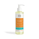 Frasco de shampoo da marca Adatina, com 300ml de volume, na cor amarelo claro. O rótulo apresenta o nome "Amplexe Vitamin C" e destaca os ingredientes ativos, como vitamina C, zinco e niacinamida.