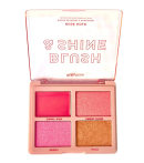 PALETA DE BLUSH E ILUMINADOR BLUSH SHINE COR - ROSE GOLD - MARCA RUBY ROSE