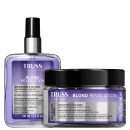Kit com máscara e finalizador Blond Revolution da marca TRUSS.