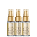 Kit Wella Professionals Oil Reflections Triplo Shine, com três unidades do óleo capilar Oil Reflections