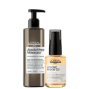 Kit L'Oréal Professionnel Absolut Repair Molecular + Repair Oil Mini, com Absolut Repair Molecular Sérum Capilar e Absolut Repair Gold Quinoa 10in1 Óleo Reparador, da marca  L'Oréal Professionnel
