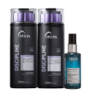 Kit TRUSS Discipline + Uso Obrigatório Oil Trio, 3 produtos.