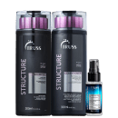 Kit TRUSS Structure + Uso Obrigatório Oil Mini, 3 produtos.
