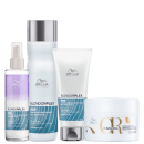 Kit Wella Professionals BlondorPlex Oil Reflections com shampoo 250ml, condicionador 200ml, leave-in 145ml e máscara 150ml