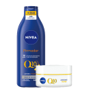 Kit NIVEA Q10 Power Dia + Firmador Q10, 2 produtos.