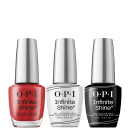 Kit OPI Infinite Shine Trio, 3 produtos.